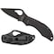 Spyderco 2024 Spyderco Robin 2 Black Stainless Black Blade Plain SPY-BY10BKP2 - alternate 1